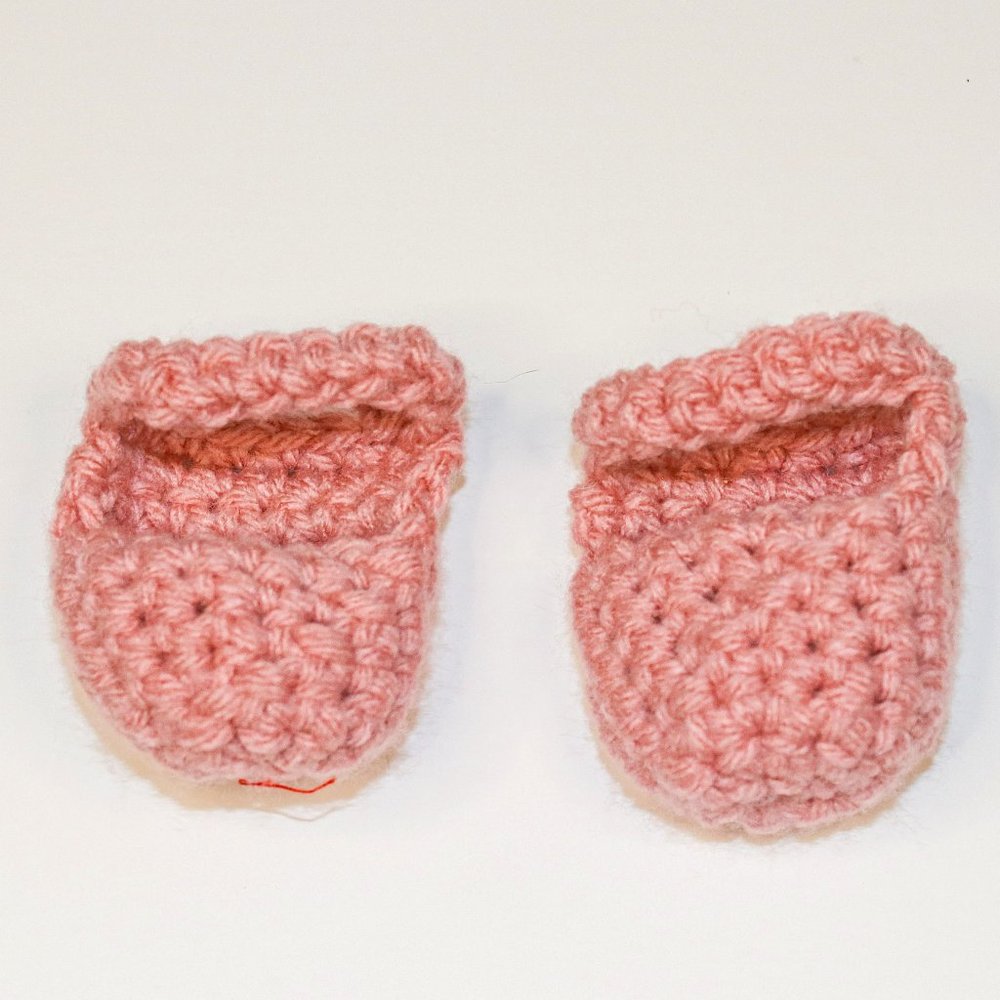 Pink Shoes For Amigurimi Dolls